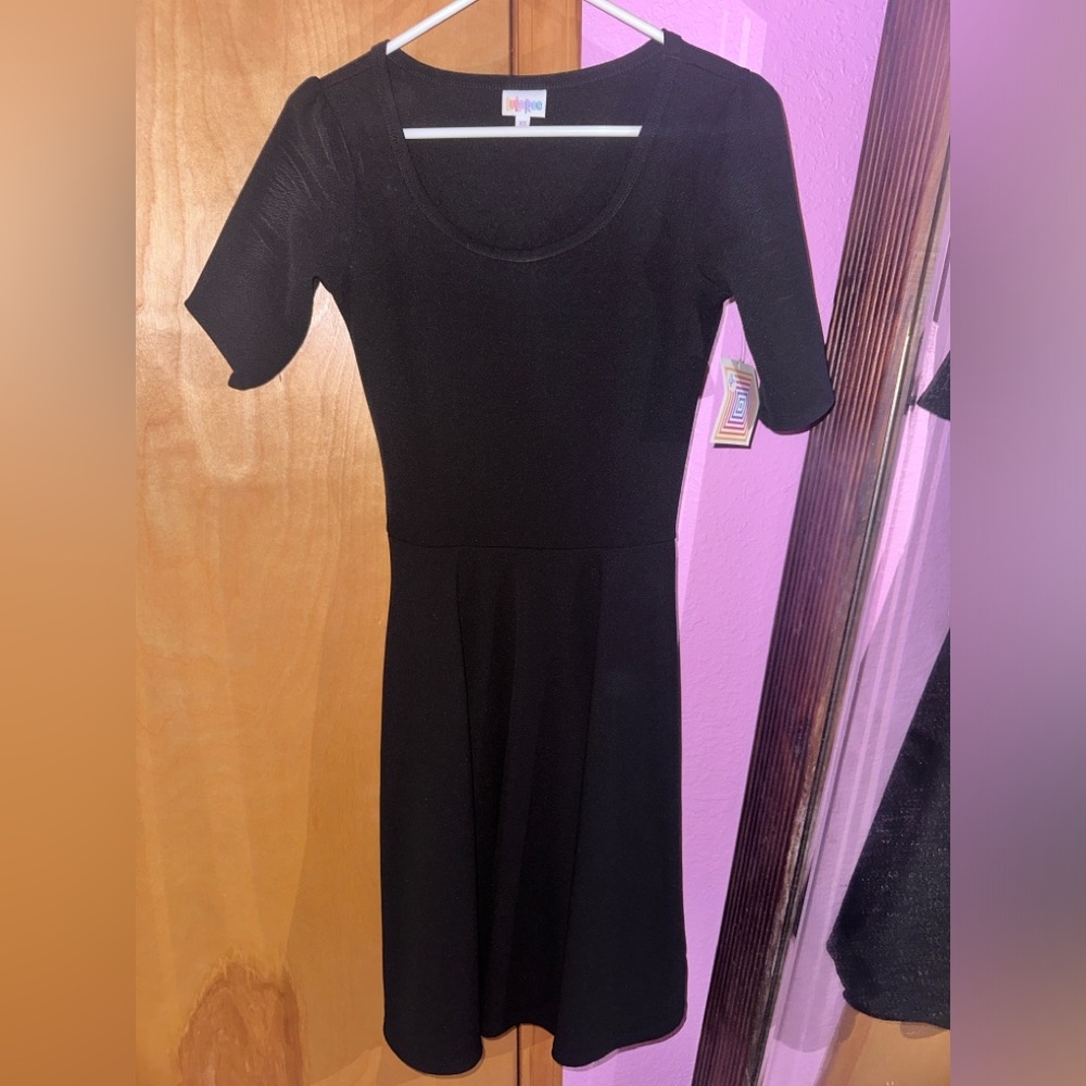 Lularoe black Amelia dress